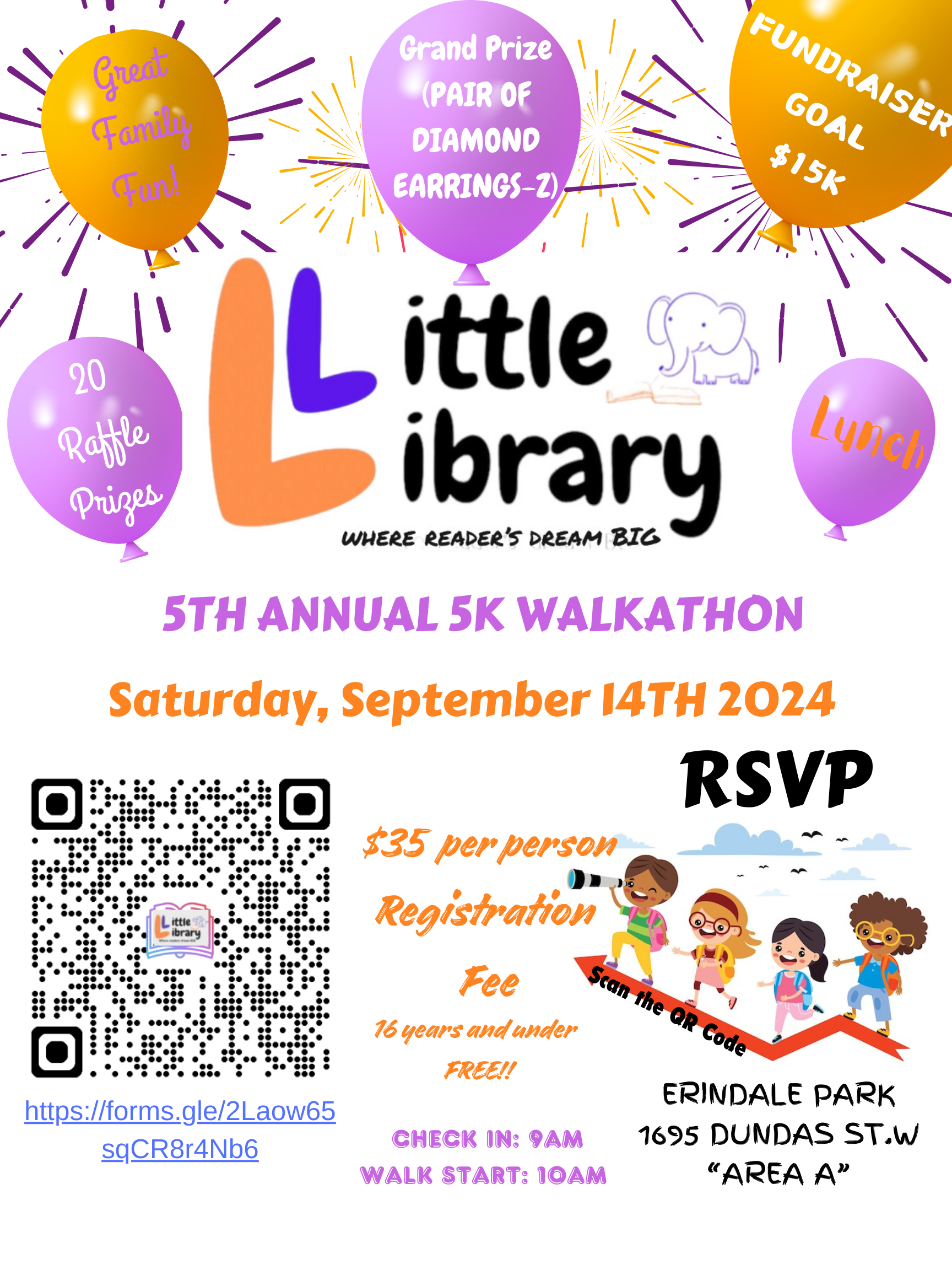 Celebrating our 5TH Annual 5K Walkathon